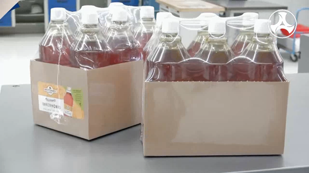 Shrink Wrapping Bottles